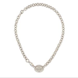 Tiffany and Co. Return to Tiffany Oval Necklace